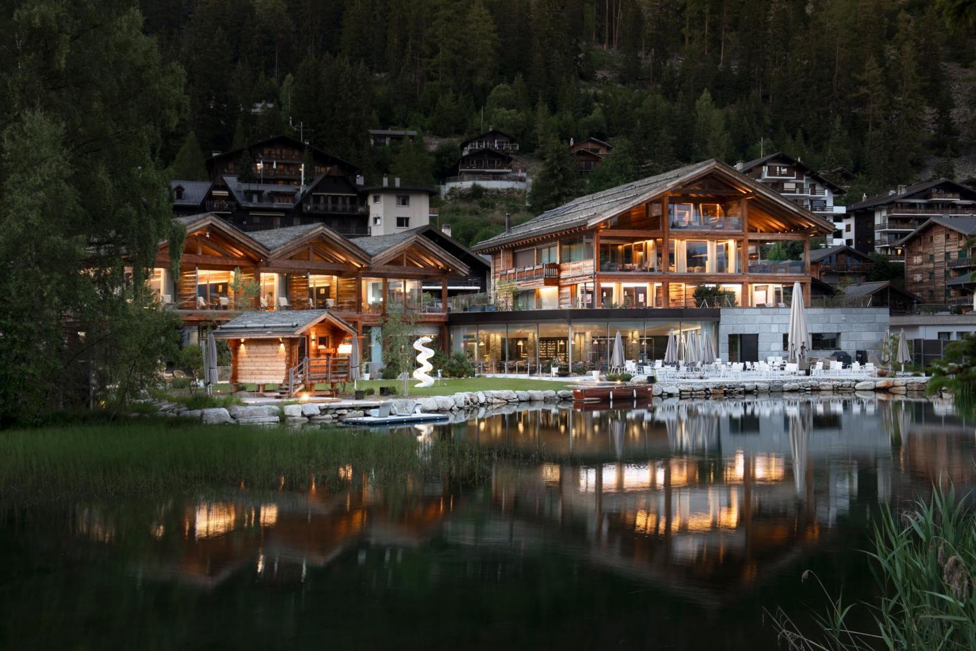 Au Club Alpin Hotel Champex-Lac Exterior foto